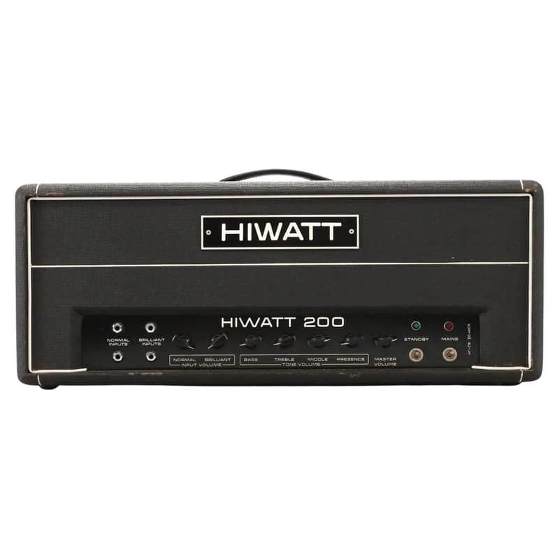 Hiwatt DR201 2-Channel 200-Watt Bass Amp Head (1968 - 1982) image 1