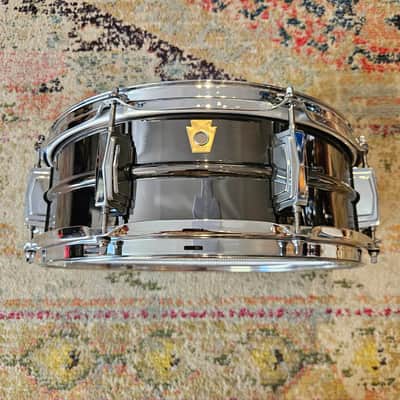 Ludwig Black Beauty 14x5" Nickel Over Brass 8-Lug Snare image 2