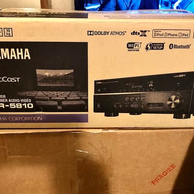 Yamaha  TSR-5810 7.2 Channel 4K UHD A/V Receiver w/Wi-Fi,BT,Dolby Atmos,DTS:X,Alexa Voice,MusicCast! *New In Box!* image 2
