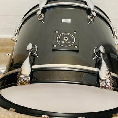 20” Lemon Black Sparkle Bass Kick Drum Trigger Pad for Roland Alesis Evans Head image 3
