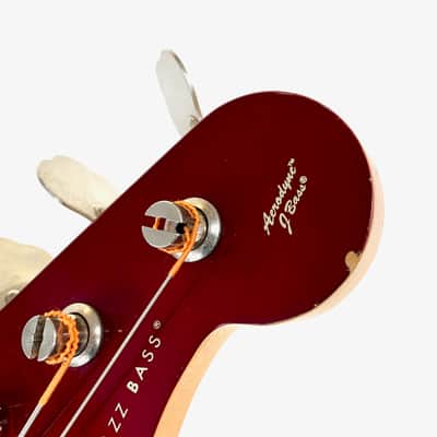 Fender Jazz Bass Aerodyne 2002-2004 Candy Apple Red image 15