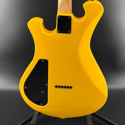 USA Handmade Hill Guitars Jon Hill Bootleg Aztec 2000's - Taxicab Yellow image 6