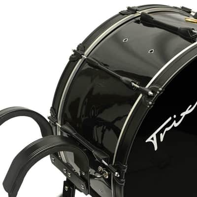 Trixon Field Series Marching Bass Drum 26×14 - Black image 3