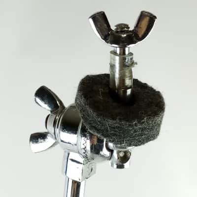 *Premier #304 Flush Base Cymbal Stand Flat Crash/Ride Diamond Chrome Vintage 60s image 5