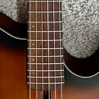 Mint Ibanez Model FRH10NBSF Acoustic Electric Classical Guitar, Brown Sunburst Flat image 5