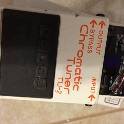 Boss TU-2 chromatic tuner pedal Japan some wear but a BARGAIN image 5