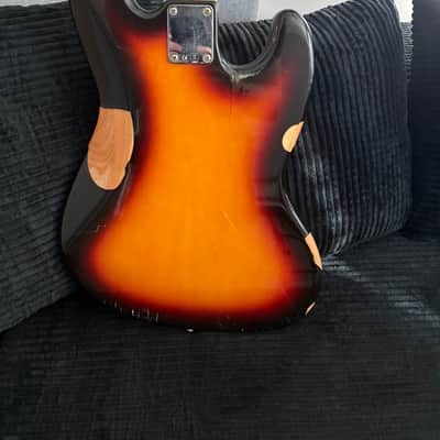 MIM Fender Standard Jazz Bass Left-Handed with Rosewood Fretboard 1998 - 2008 - Brown Sunburst image 5