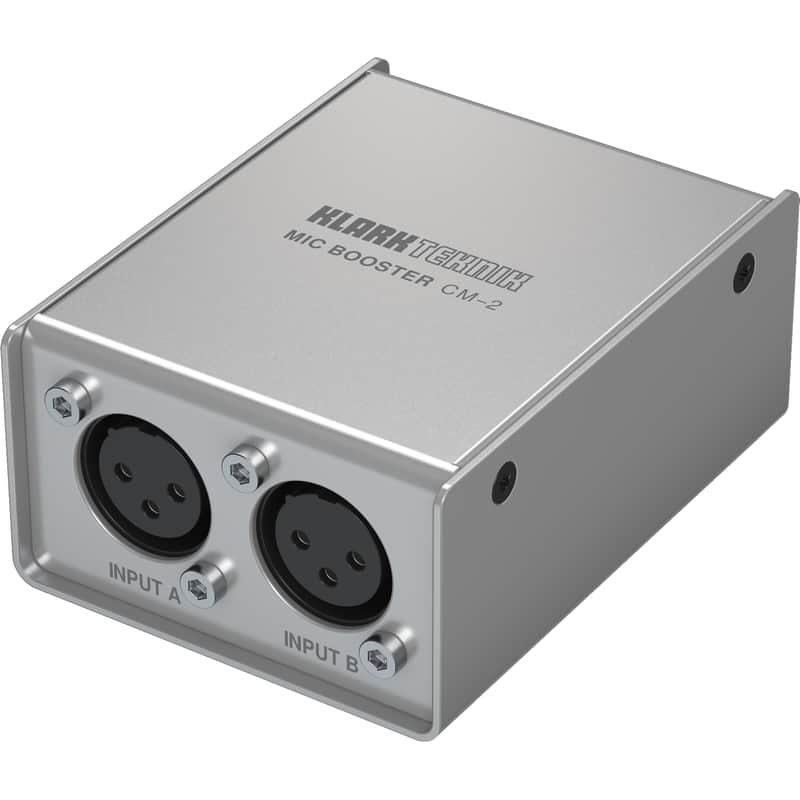 Klark Teknik CM-2 Mic Booster 2-Channel Inline Preamp image 1