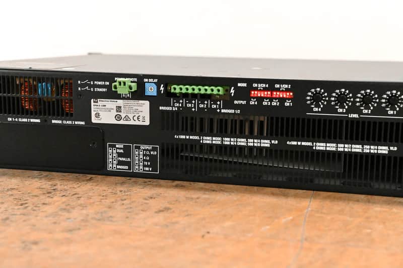 Electro-Voice (EV) CPS4.5 500W 4‑Channel Power Amplifier | Reverb