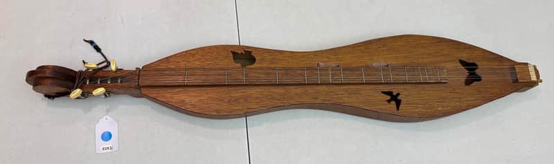 Vintage Appalachian Dulcimer — Solid Wood, 4-String, Fair Condition — Folk String Instrument image 1