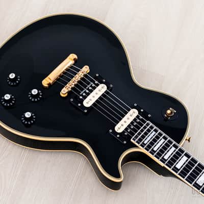 2000s Edwards by ESP E-LP-98LTC Custom Black Beauty, Ebony Nitro Lacquer w/ USA Seymour Duncans, Japan image 8