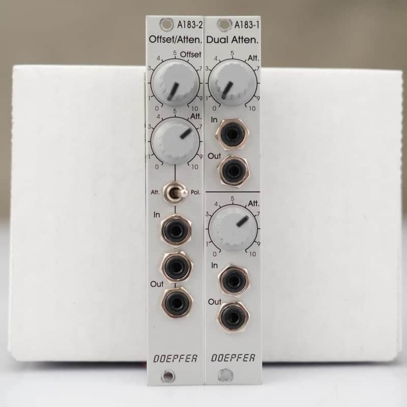 Doepfer A-183-1 Dual Attenuator & A-183-2 Offset Attenuator Euro Modules #58506 image 1