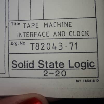 Service Mamual for Solid State Logic Master Studio System Computer 1982-85 image 5