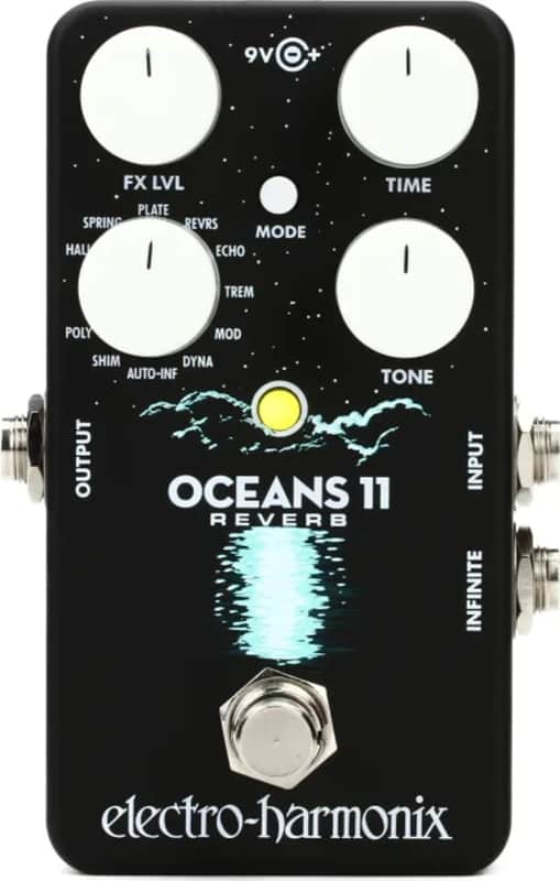 Electro-Harmonix Oceans 11 Reverb Effects Pedal image 1