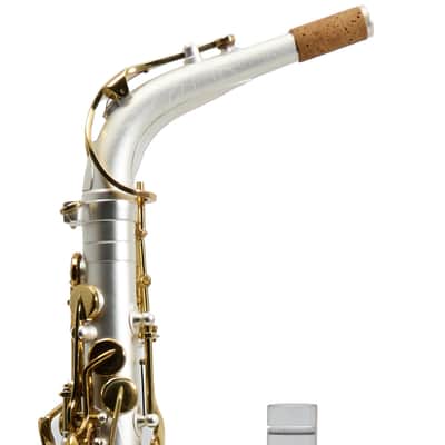 Antigua Winds Model AS4248SQ 'Powerbell' Alto Saxophone in Satin Silver image 10