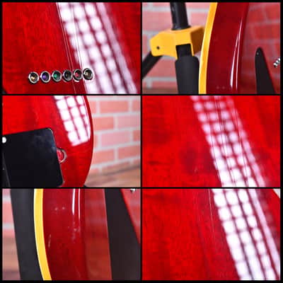 Hamer Custom Sunburst Flame Maple Top Cherry Sunburst Factory Sustainiac 1989 w/OHSC image 16