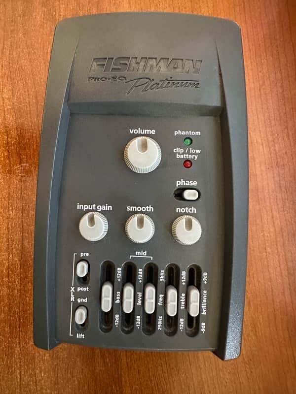 Fishman Pro-EQ Platinum Acoustic Preamp / DI Workstation image 1