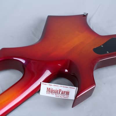 BC Rich NJ Retro Warlock Electric Guitar Sunburst Diamond Inlays Humbucker image 10