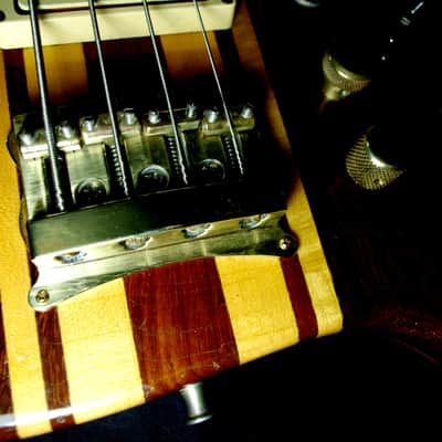 J. K. LADO SUPER FALCON II 1981 Natural. SOLID WOOD BASS. Incredible Sound. HANDBUILT. Beautiful. image 12