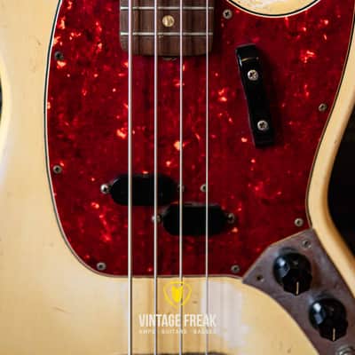 Fender Mustang Bass 1967 - Olympic White image 3