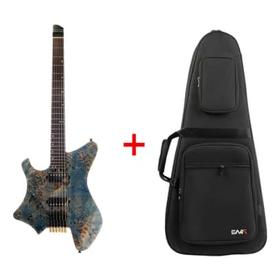 Eart Guitars, GW2L, Left Handed Headless Electric Guitars,Stainless Steel frets, with Gigbag EHKHG image 1