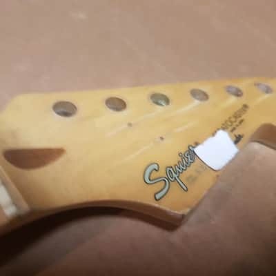 1986 SQUIER by FENDER STRATOCASTER NECK image 2