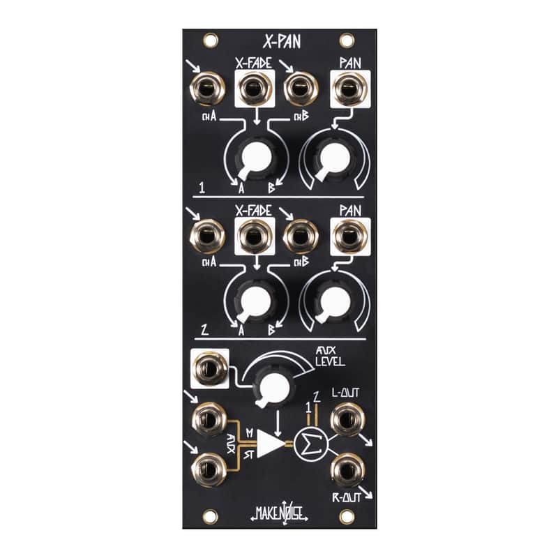 Make Noise X-PAN Eurorack Stereo Mixer/Pan Module image 1