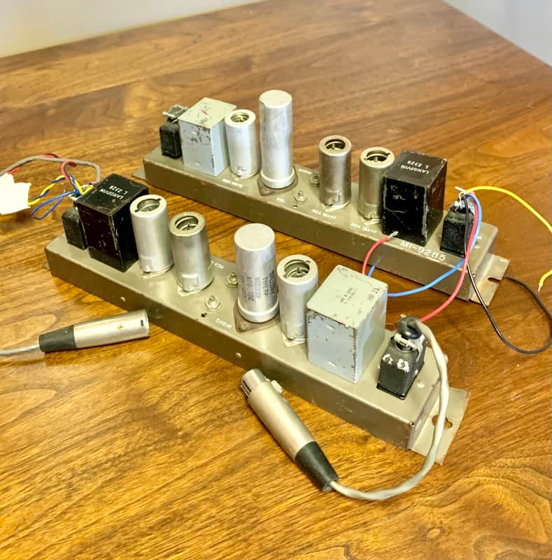PAIR! - RCA MI-9285 tube microphone preamplifier c 1950’s mi-9285c langevin UTC original vintage USA micpre image 1