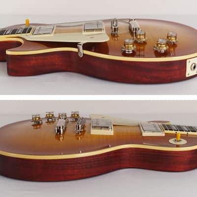 2025 Epiphone Inspired by Gibson Les Paul 1960 Reissue Left-Handed Lefty Washed Cherry Sunburst image 4
