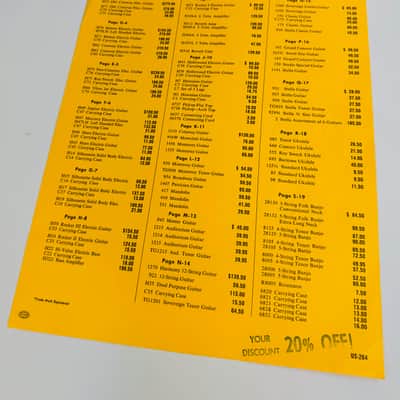 Harmony Full-Line Catalog & Retail Price List 1963 image 4