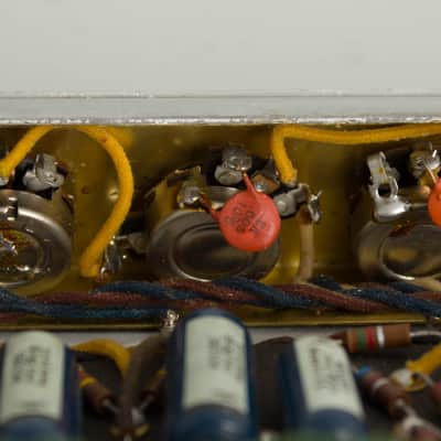 Immagine Fender Tremolux 6G9-A Piggyback Tube Amplifier (1962), ser. #00854. - 11