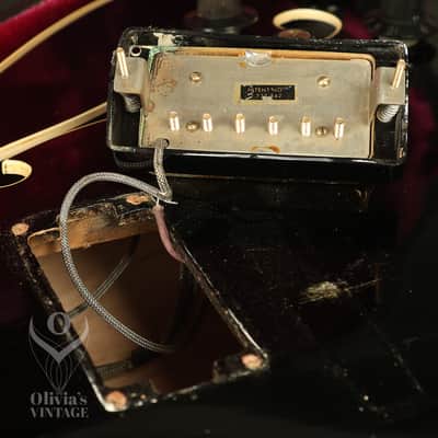 1970-72 Gibson Byrdland original BLACK!!! image 25