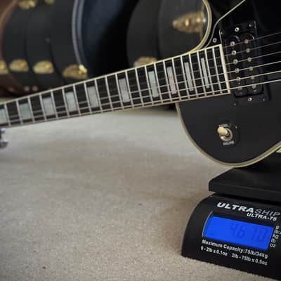 Gibson Custom Shop Les Paul Custom EB/CH seltenes Exemplar mit Chrome Hardware! 2007 - Ebony with Chrome Hardware image 23