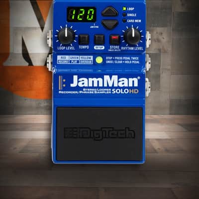 Digitech JAMMAN-SOLO-HD Compact Stereo Looper Pedal (JAMMAN-SOLO-HD-U) image 1