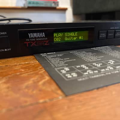 Yamaha TX81Z Rackmount FM Tone Generator 1987 - 1988 - Black