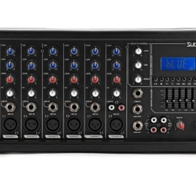 SubZero SZ-PMIX8-MP3 8 Channel Powered Mixer 2018 image 1