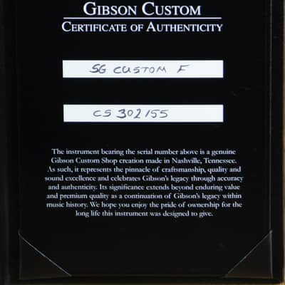 Gibson Custom M2M SG Custom Handpicked Figured Top, Cranberry CS302155 image 7