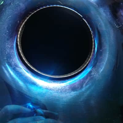 Handpan - D kurd Tuning 2024s - purple mistic reflection image 8