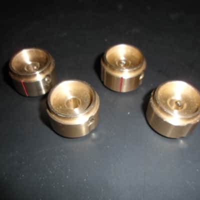 HH Scott Tube Stereo Type Gold Aluminum knobs 1950's image 2