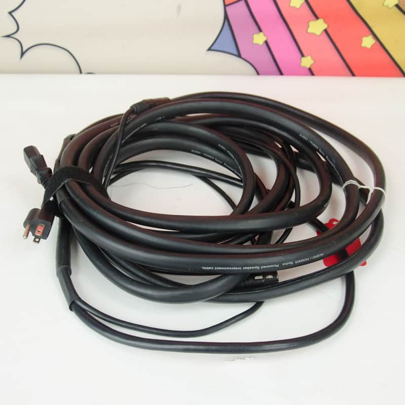 Used Twins 25' Powered Speaker, XLR Interconnect Cable image 1