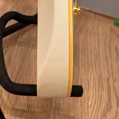 Schecter Tempest Custom 2020 - Present - Vintage White With Gold Hardware and EMG 81/85 image 10
