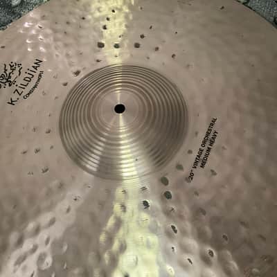 Mint Zildjian 20" K Constantinople Vintage Orchestral Medium Heavy Cymbal Pair W/Straps K1144 image 10