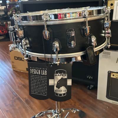 Mapex Black Panther Design Lab Equinox 14x5” Snare Drum - Ebony Satin image 1