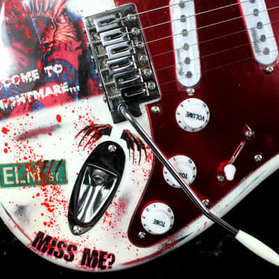 Custom Painted  and Upgraded Fender Squier CXS Strat With Matching Headstock-Aged and Relic'ed image 9