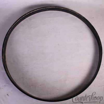 *Leedy Black Diamond Pearl 22"Bass Drum Hoop/Rim Slingerland 60s 1Ply Maple BDP* image 7