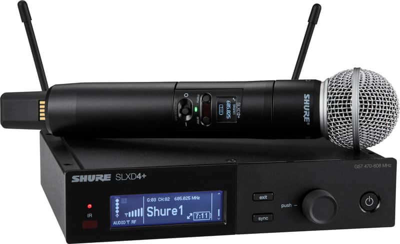 Shure SLXD24+/SM58 Handheld Wireless Microphone System image 1