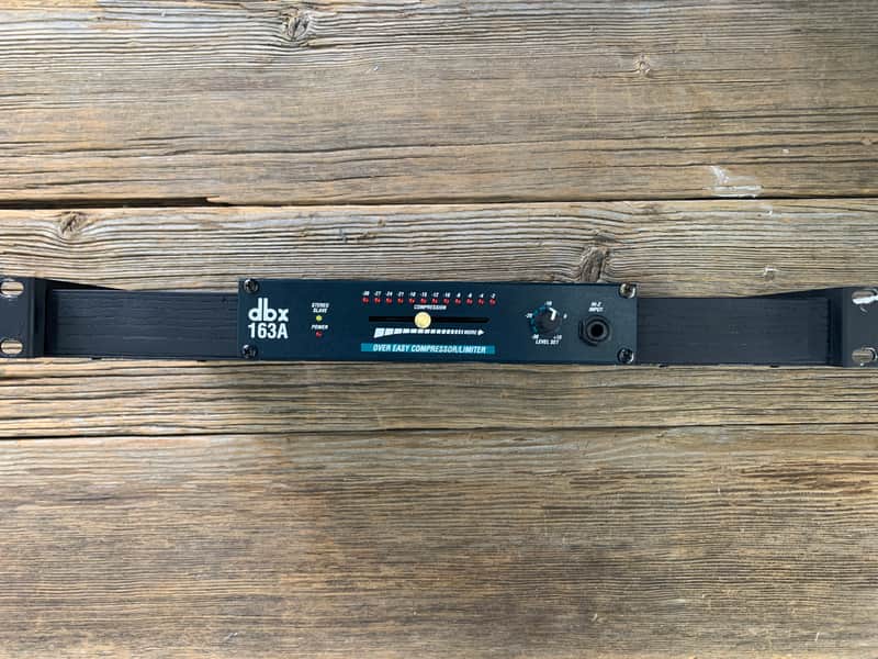 dbx 163A Over Easy Compressor / Limiter 1990s - Black image 1