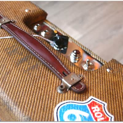 Fender "Custom Shop Master Built 1957 Champ 1x10 Relic Tweed "Auto Shop Jam" (Serial #AB040607) image 14