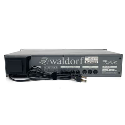 Waldorf Microwave Rackmount Wavetable Synthesizer 1989 - Blue 110V Made in Germany Worldwide Shipment image 7