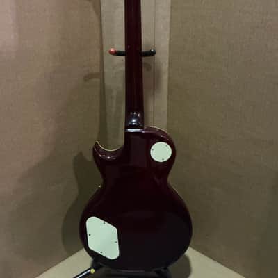 Vintage Single Cut Electric Guitar - Cherry Sunburst image 5